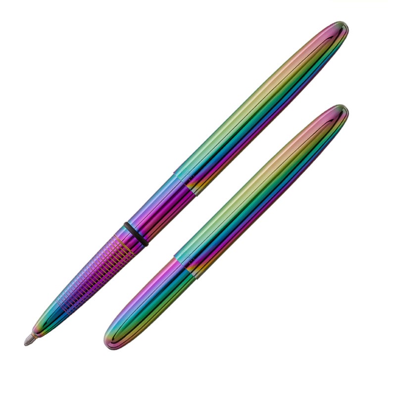 Fisher Space Pen Supernova Rainbow Titanium Nitride Bullet Pen, Ballpoint, Black Ink, Gift Box - Image 1